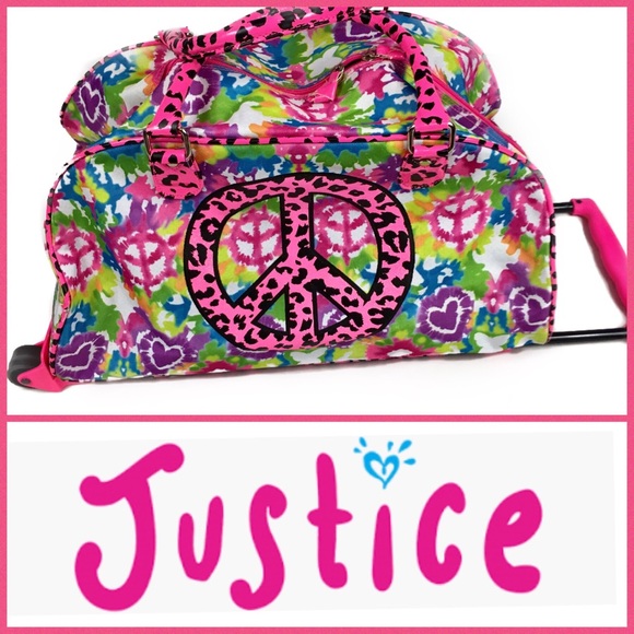 justice rolling duffle bag